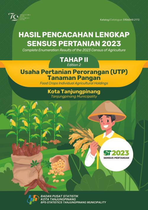 Hasil Pencacahan Lengkap Sensus Pertanian 2023 - Tahap II Usaha Pertanian Perorangan (UTP) Tanaman Pangan Kota Tanjungpinang