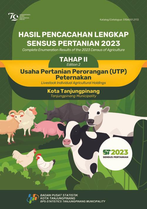 Complete Enumeration Results of the 2023 Census of Agriculture - Edition 2 Livestock Individual Agricultural Holdings Tanjungpinang Municipality